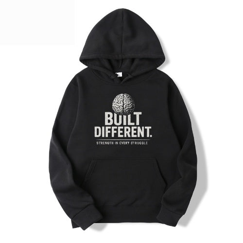 Built Different Hoodie – Strength in Every Struggle