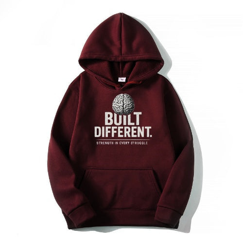 Built Different Hoodie – Strength in Every Struggle